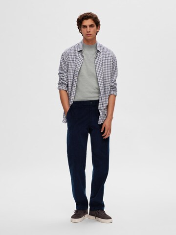 SELECTED HOMME Regular Pants 'Miles' in Blue