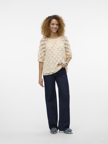Chemisier 'DOT' VERO MODA en blanc