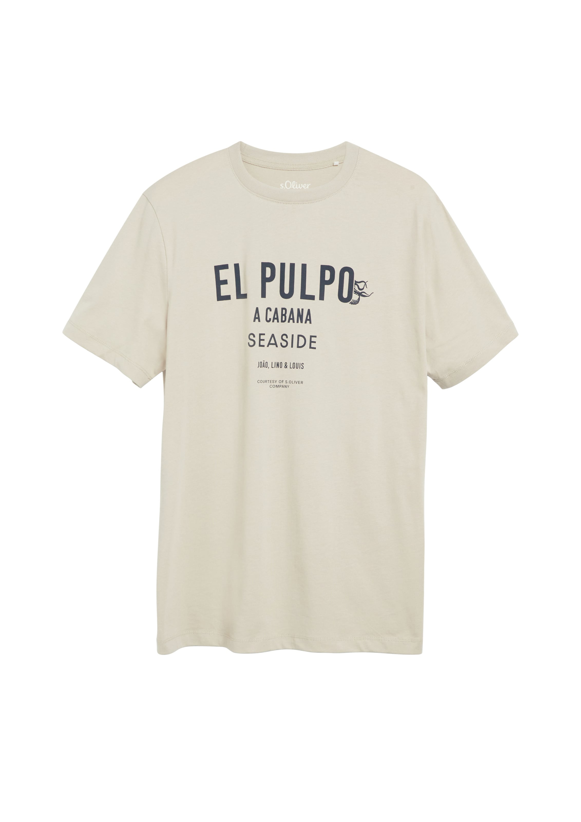 s.Oliver Shirt in Beige: front