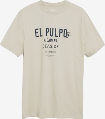 s.Oliver Shirt in Beige: front
