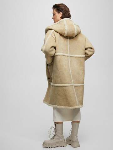 Pull&Bear Wintermantel in Beige