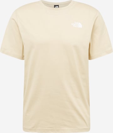 T-Shirt 'REDBOX' THE NORTH FACE en beige : devant