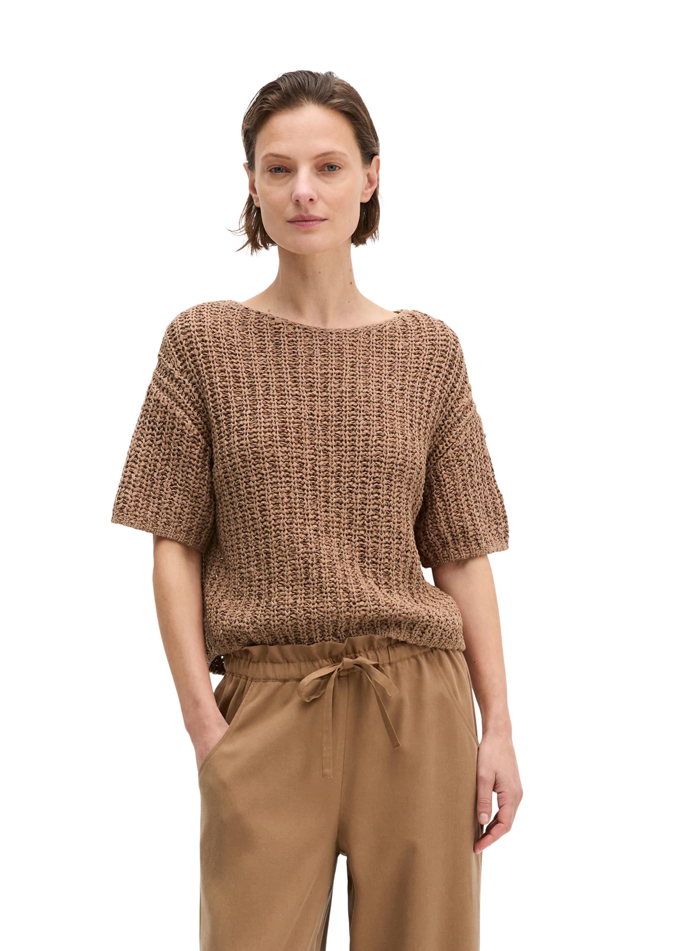 Marc O'Polo Sweater in Brown: front