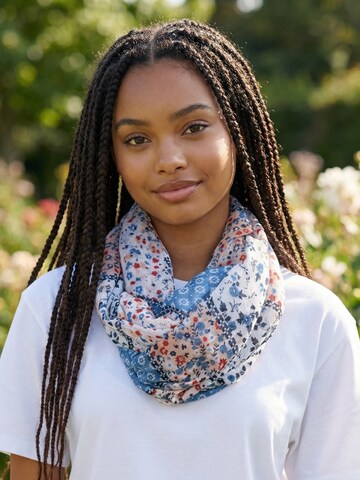 Kumixi Loop scarf 'Streublümchen' in Blue