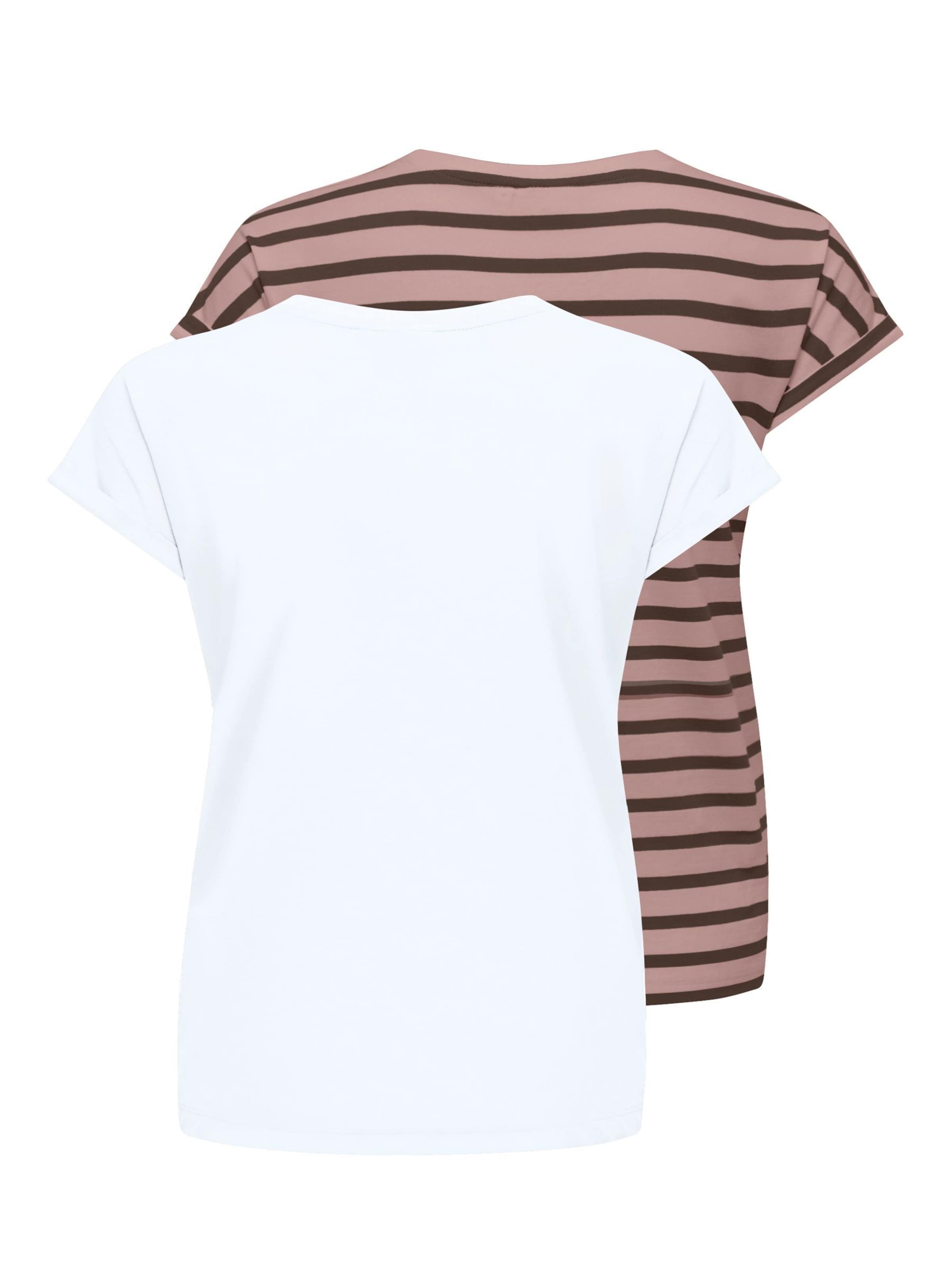 Maglietta 'ONLHappy' di Only Tall in rosa