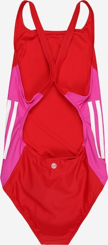 ADIDAS PERFORMANCE Athletic Swimwear 'Cut 3-Stripes' in Red