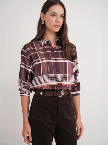 MixRay Blouse in Bruin