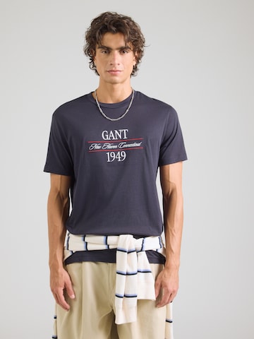 GANT - Camiseta en azul: frente