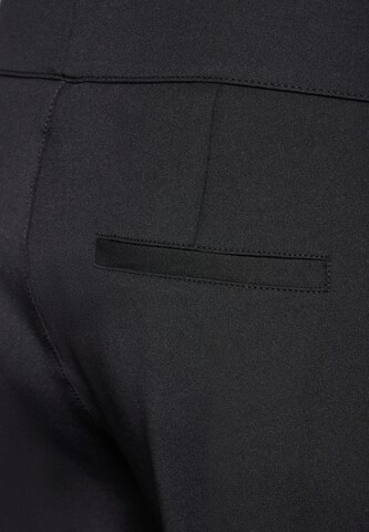 STREET ONE Slimfit Cargohose in Schwarz