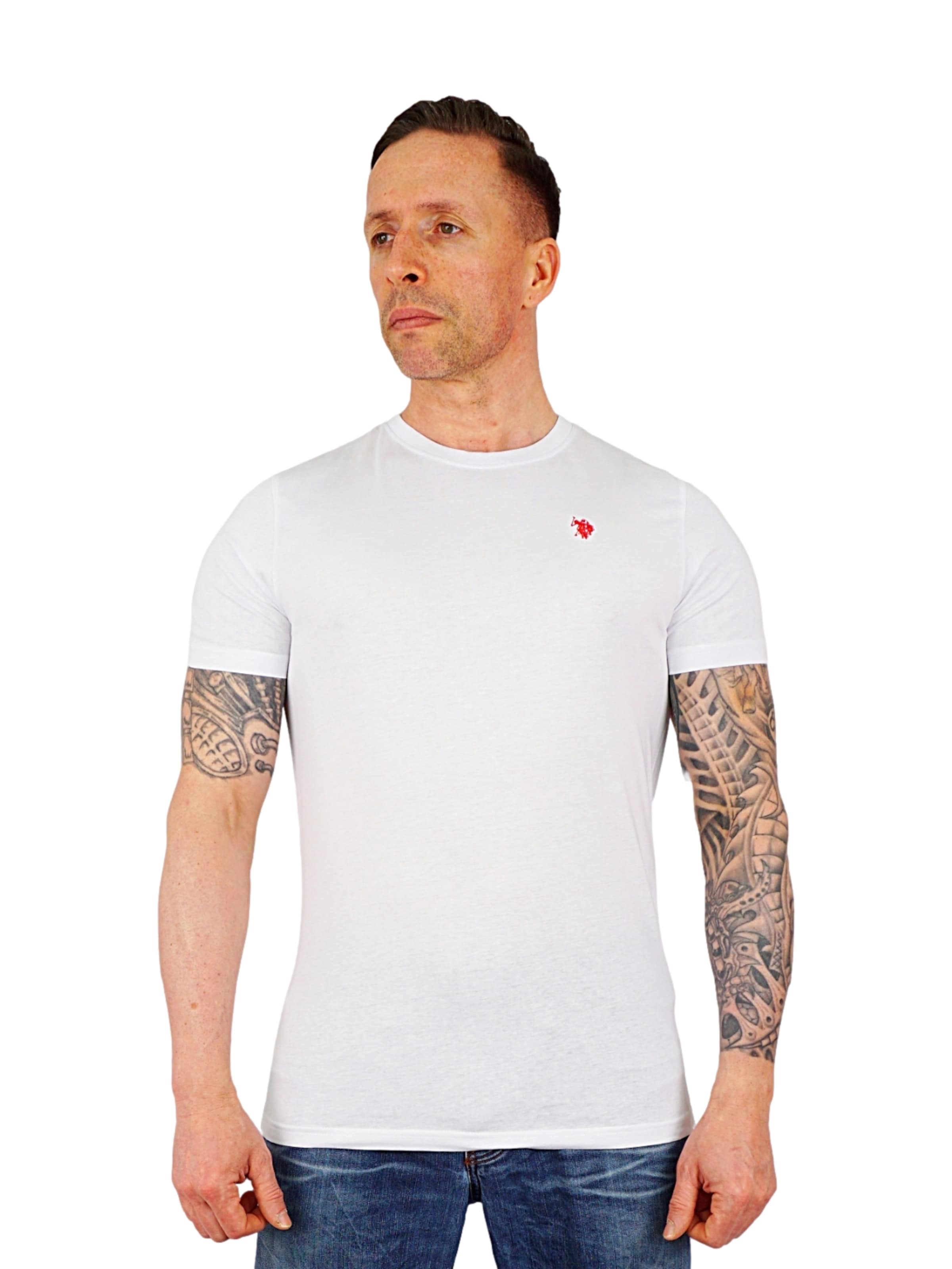 U.S. POLO ASSN. Shirt in Wit: voorkant