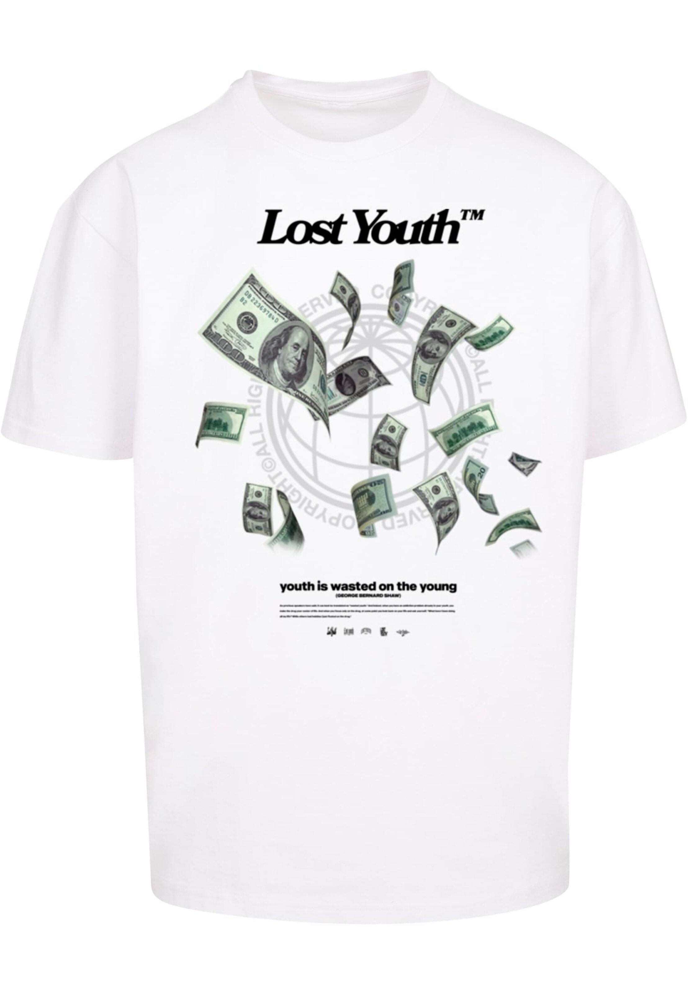 Lost Youth Shirt in White: front