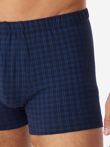 SCHIESSER Boxer shorts 'Cotton Casual Organic Cotton' in Blue