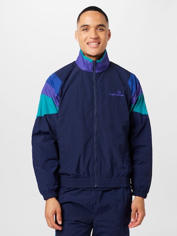Sergio Tacchini Athletic Jacket 'MACAO' in Blue: front