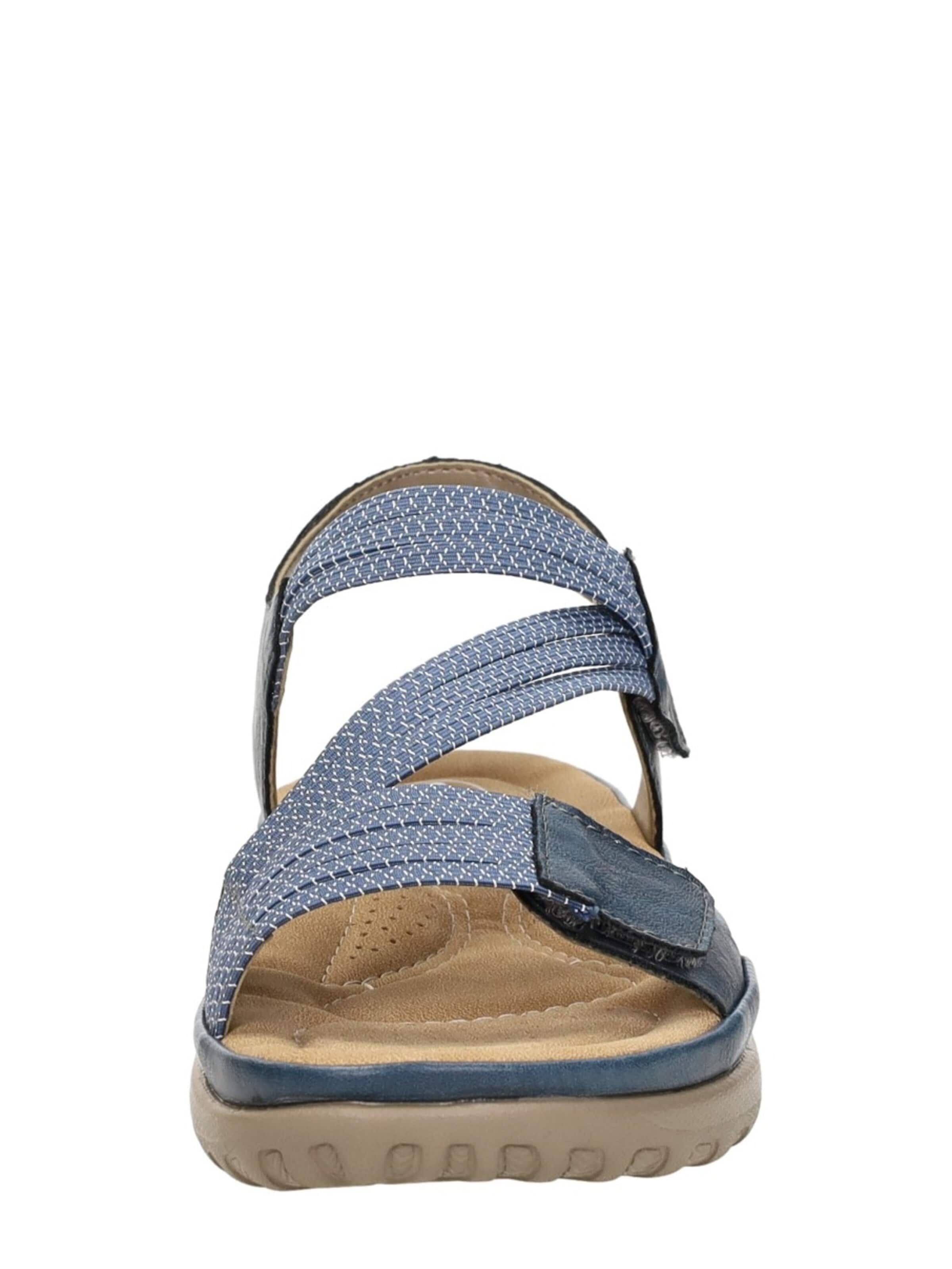 Sandales 'Sandalen Plat' Rieker en bleu