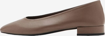 MANGO Ballerina 'Luna' in Braun: Vorderseite