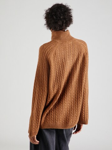 TOMMY HILFIGER Sweter w kolorze brązowy