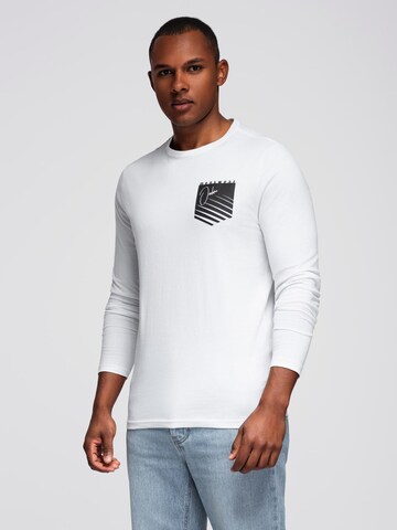 Ombre Shirt 'OM-LSPT-0118' in White