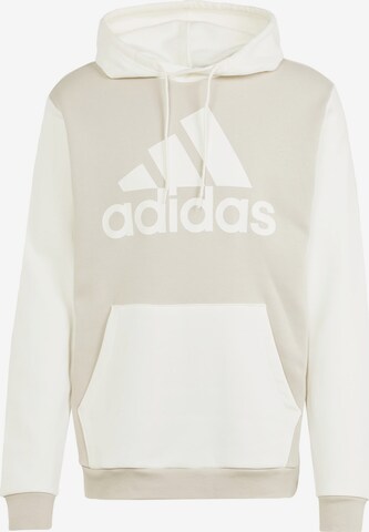 ADIDAS SPORTSWEAR Αθλητική μπλούζα φούτερ 'Essentials' σε μπεζ: μπροστά