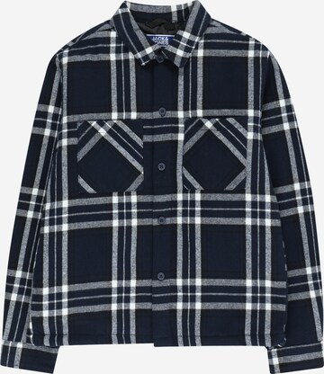 Jack & Jones Junior Regular fit Overhemd 'William' in Blauw: voorkant