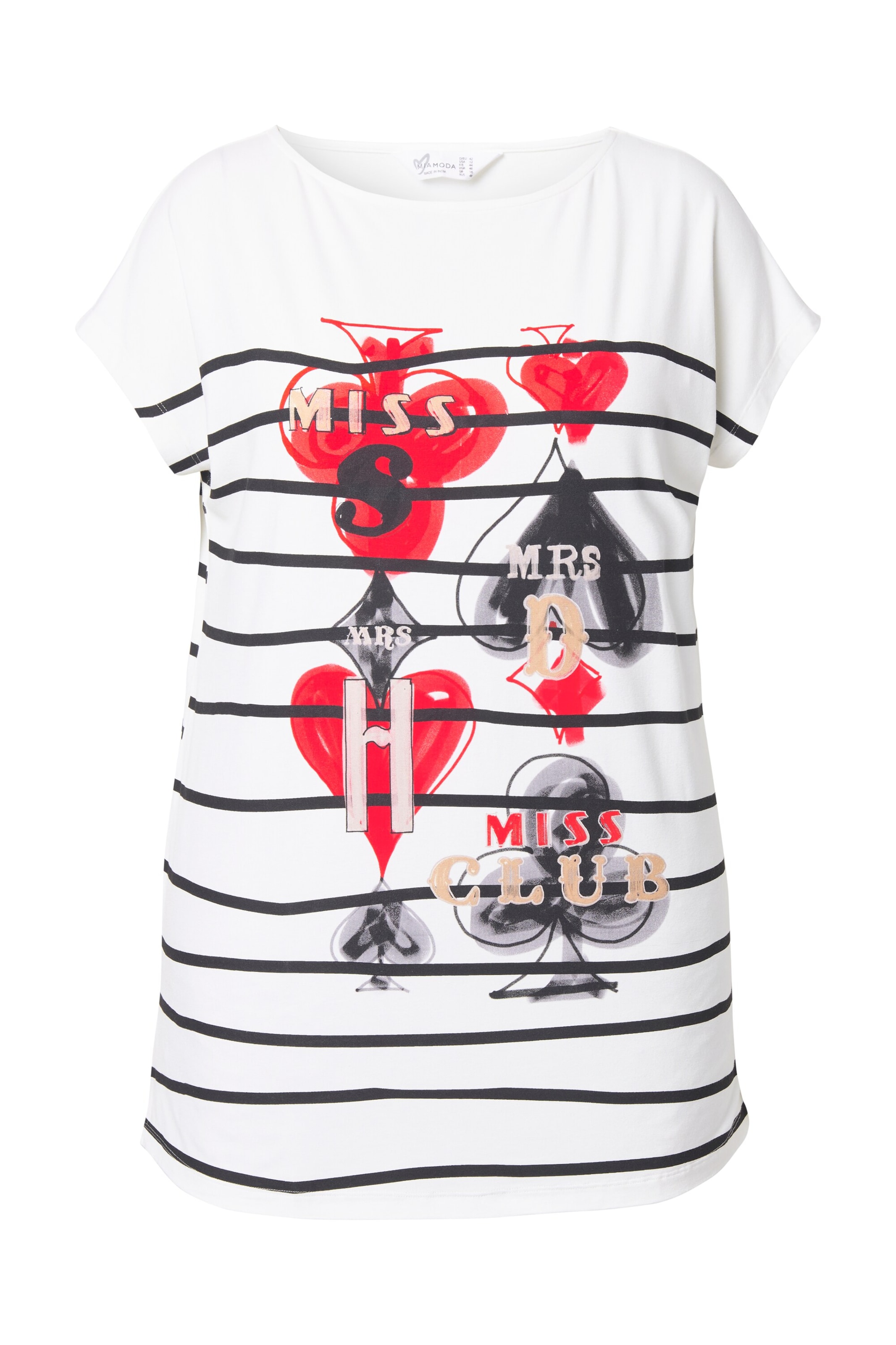 MIAMODA T-Shirt in Weiß: Vorderseite