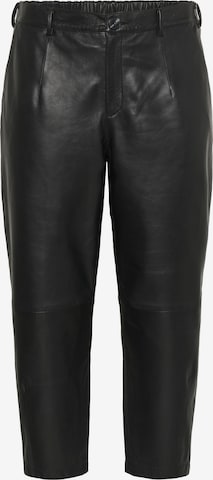 Loosefit Pantalon 'Tera' KAFFE CURVE en noir : devant