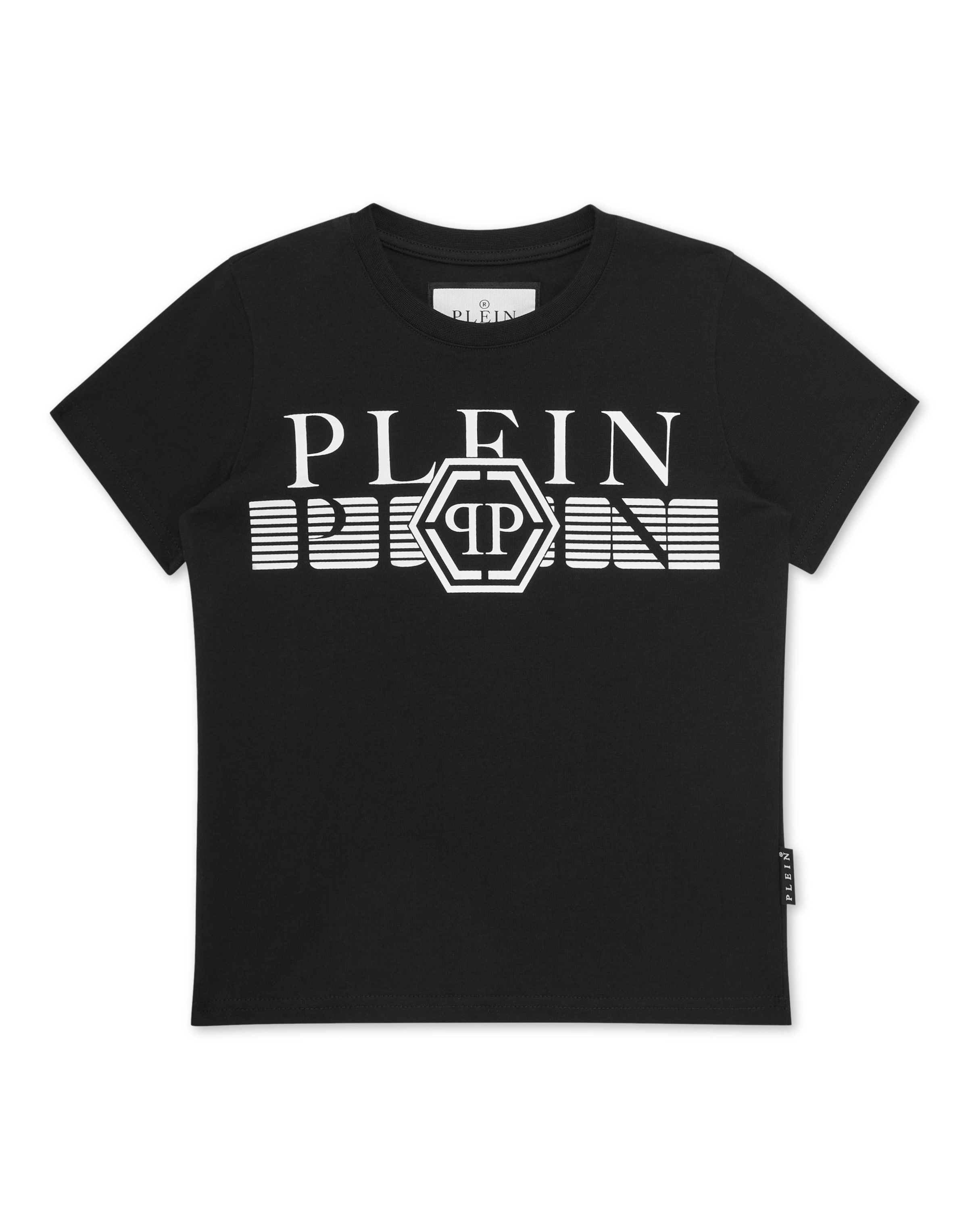 T-Shirt Philipp Plein en noir : devant