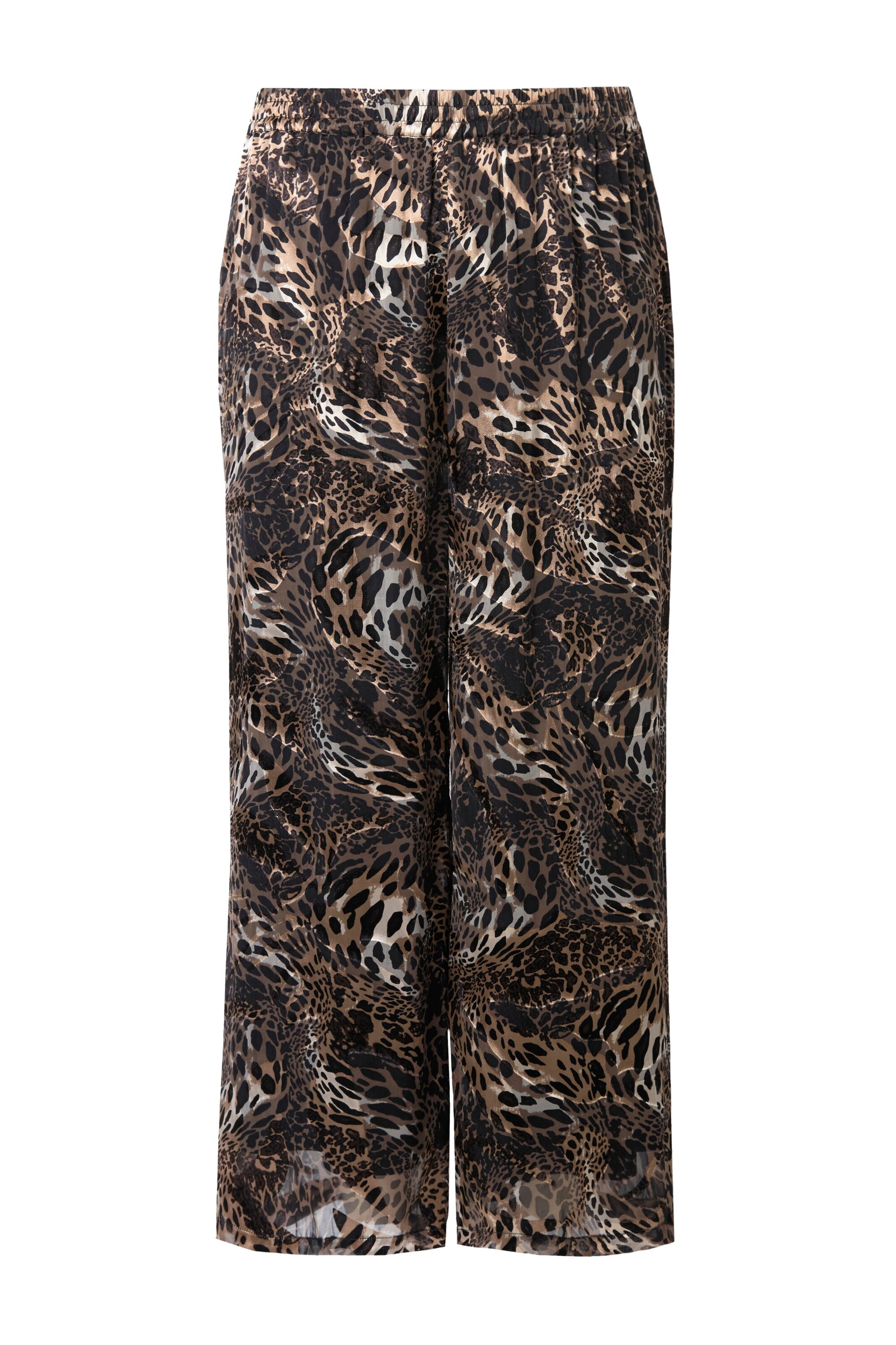 Ulla Popken Wide leg Pants in Black: front