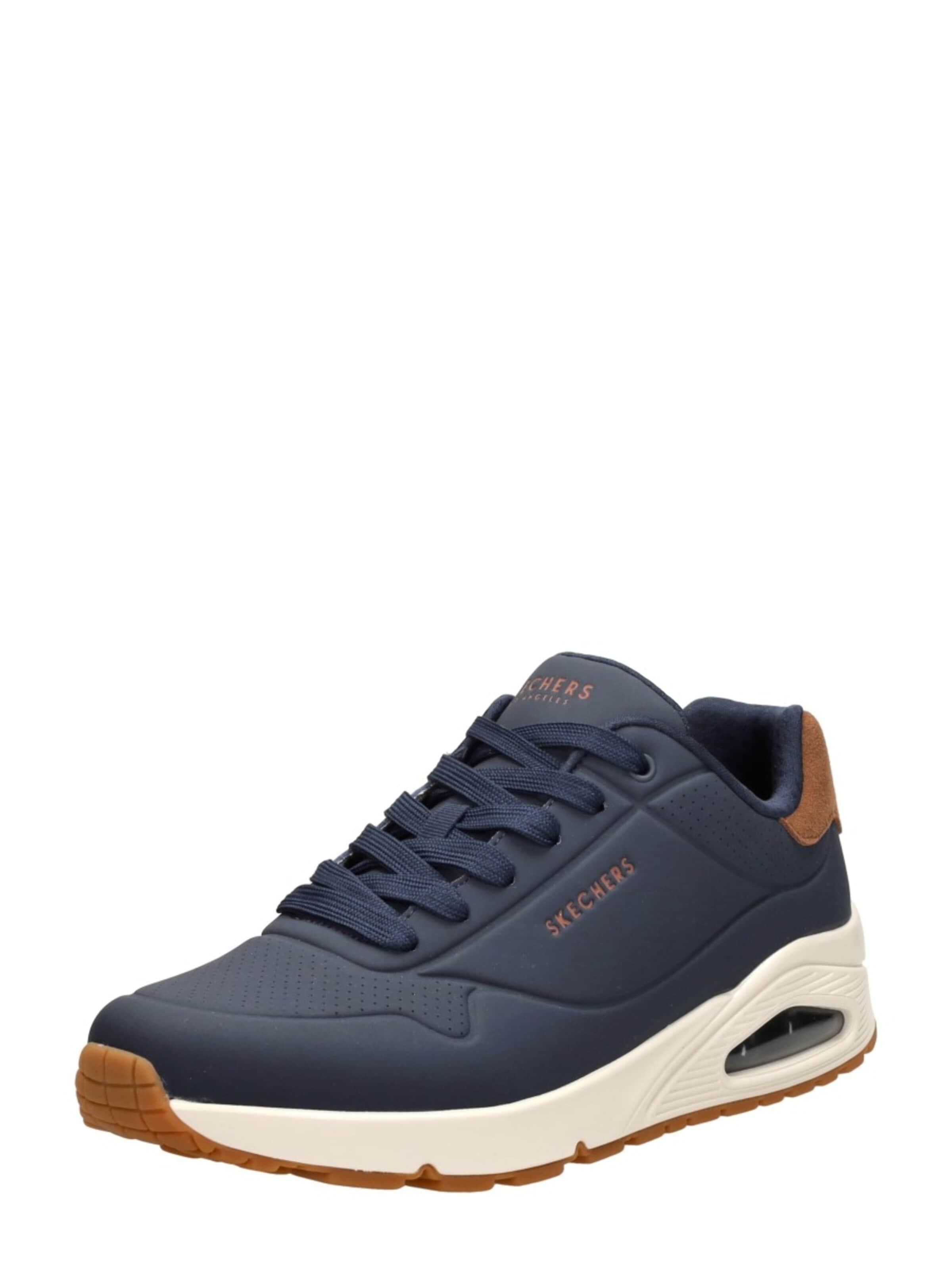 SKECHERS Platform trainers 'Uno - Suited On Air' in Blue