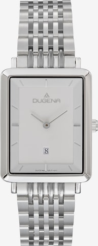 DUGENA Analog Watch in Silver: front