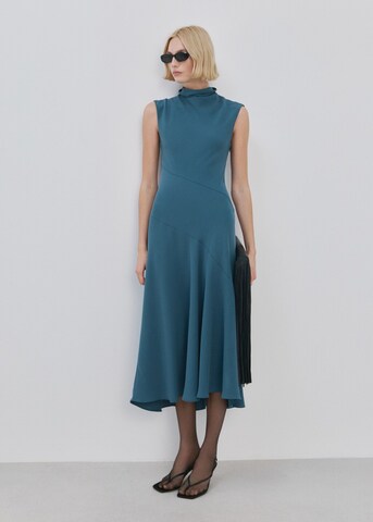 MANGO Dress in Blue: front