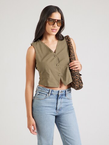 Gilet da completo 'VMCaia' di VERO MODA in verde: frontale