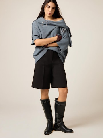 Regular Pantalon oltre en noir