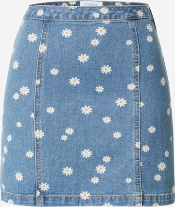 florence by mills exclusive for ABOUT YOU Skirt 'Good Novel' in Blue: front