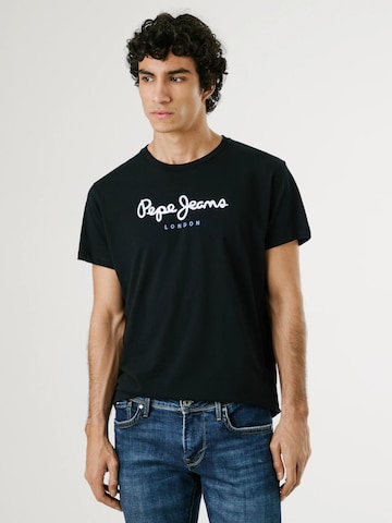 T-Shirt 'EGGO N TEE' Pepe Jeans en noir : devant