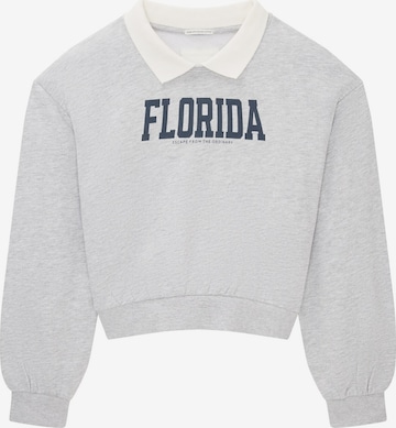 TOM TAILOR Sweatshirt in Grey: front