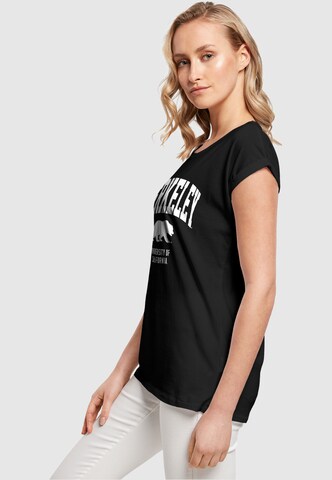 Merchcode Shirt 'Berkeley University - Bear' in Black
