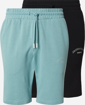 JACK & JONES Štandardný strih Nohavice 'JPSTGORDON' - Zelená: predná strana