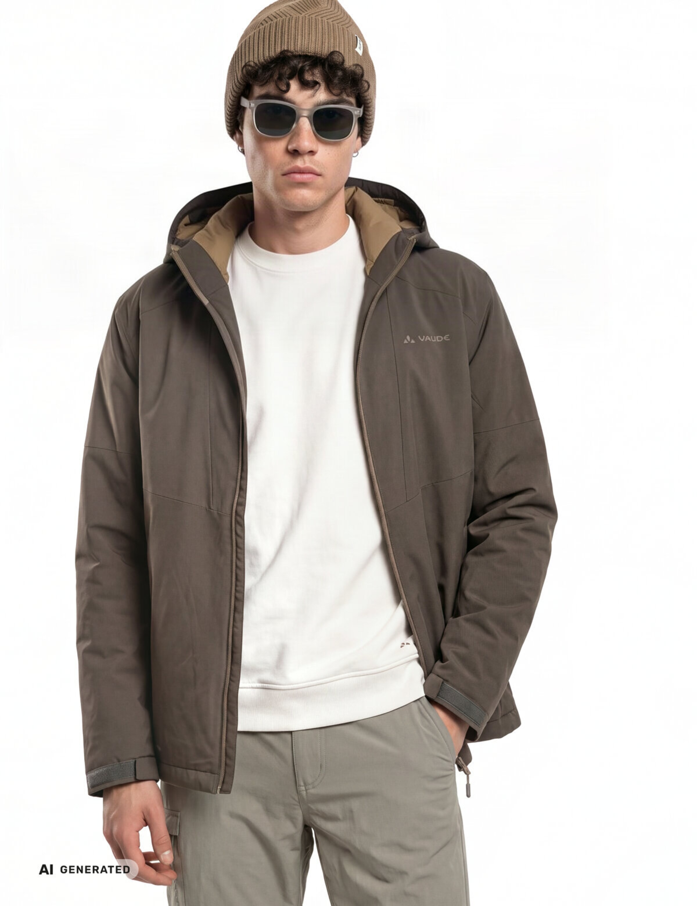 VAUDE Winter jacket in Brown