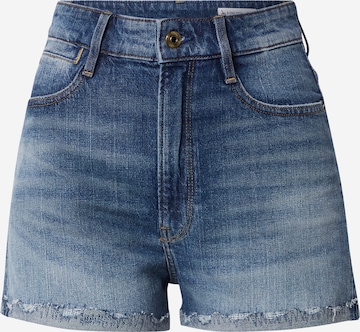 Regular Jean 'Tedie' G-Star RAW en bleu : devant