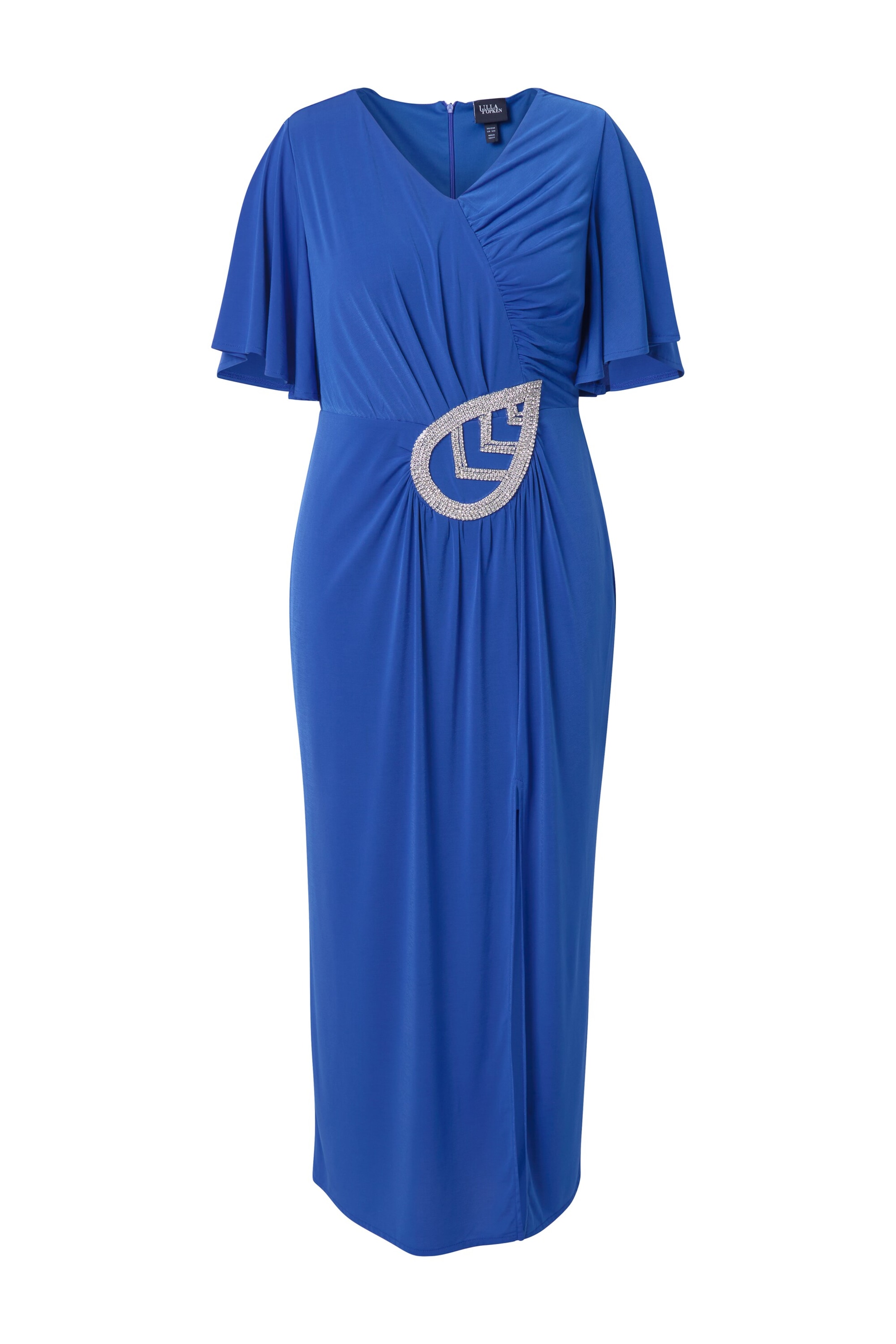 Ulla Popken Abendkleid in Blau: Vorderseite