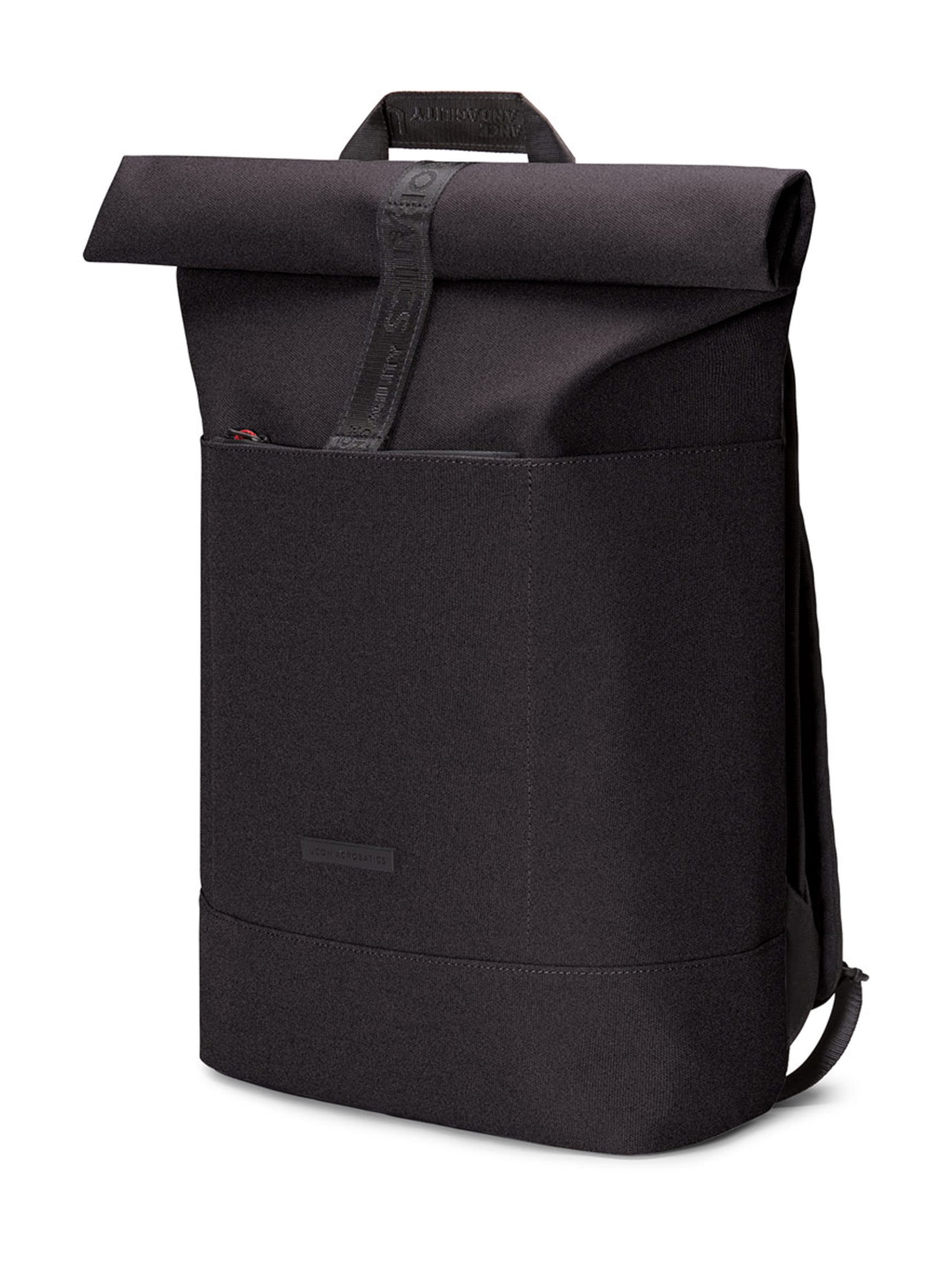 melns Ucon Acrobatics Mugursoma: no priekšpuses