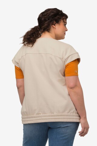 Ulla Popken Sweatvest in Beige