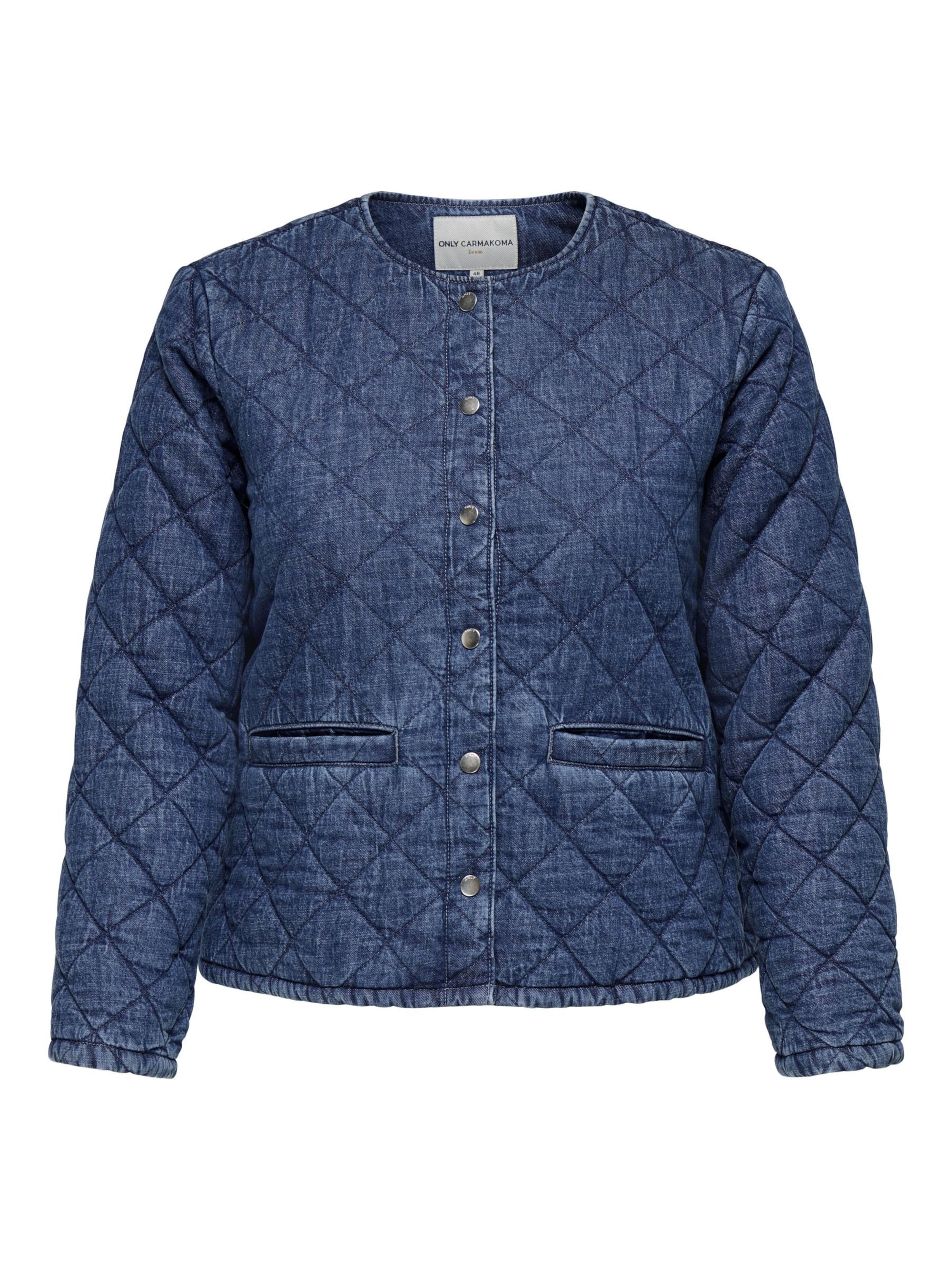 ONLY Carmakoma - Chaqueta de entretiempo 'CARRosa' en azul: frente