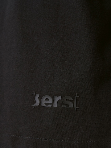 Bershka Shirt in Schwarz