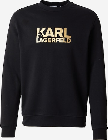Sweat-shirt Karl Lagerfeld en noir : devant