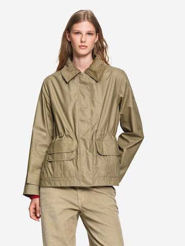 AIGLE Přechodová parka – zelená: přední strana
