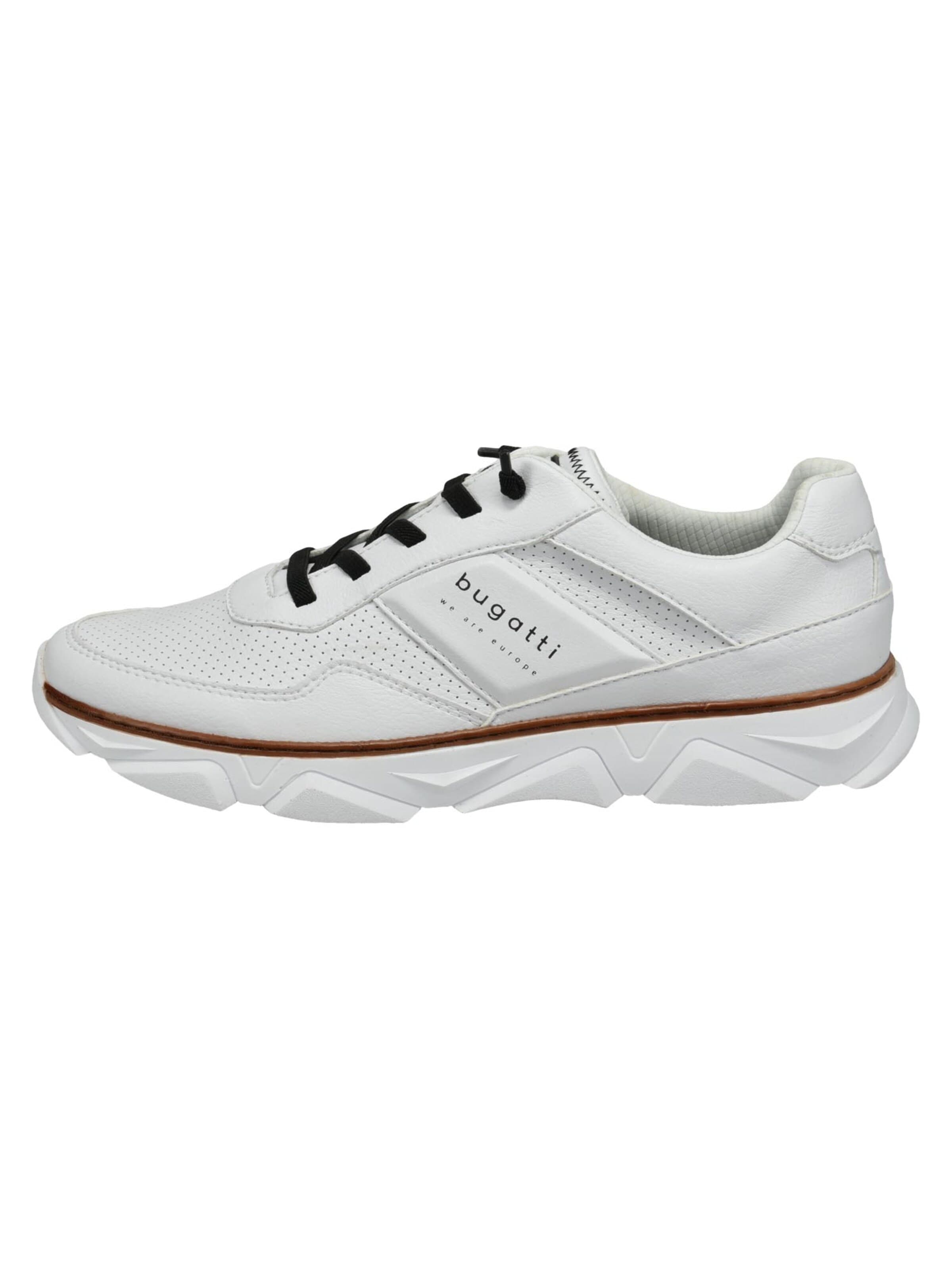 bugatti Sneakers laag 'Basic' in Wit: voorkant