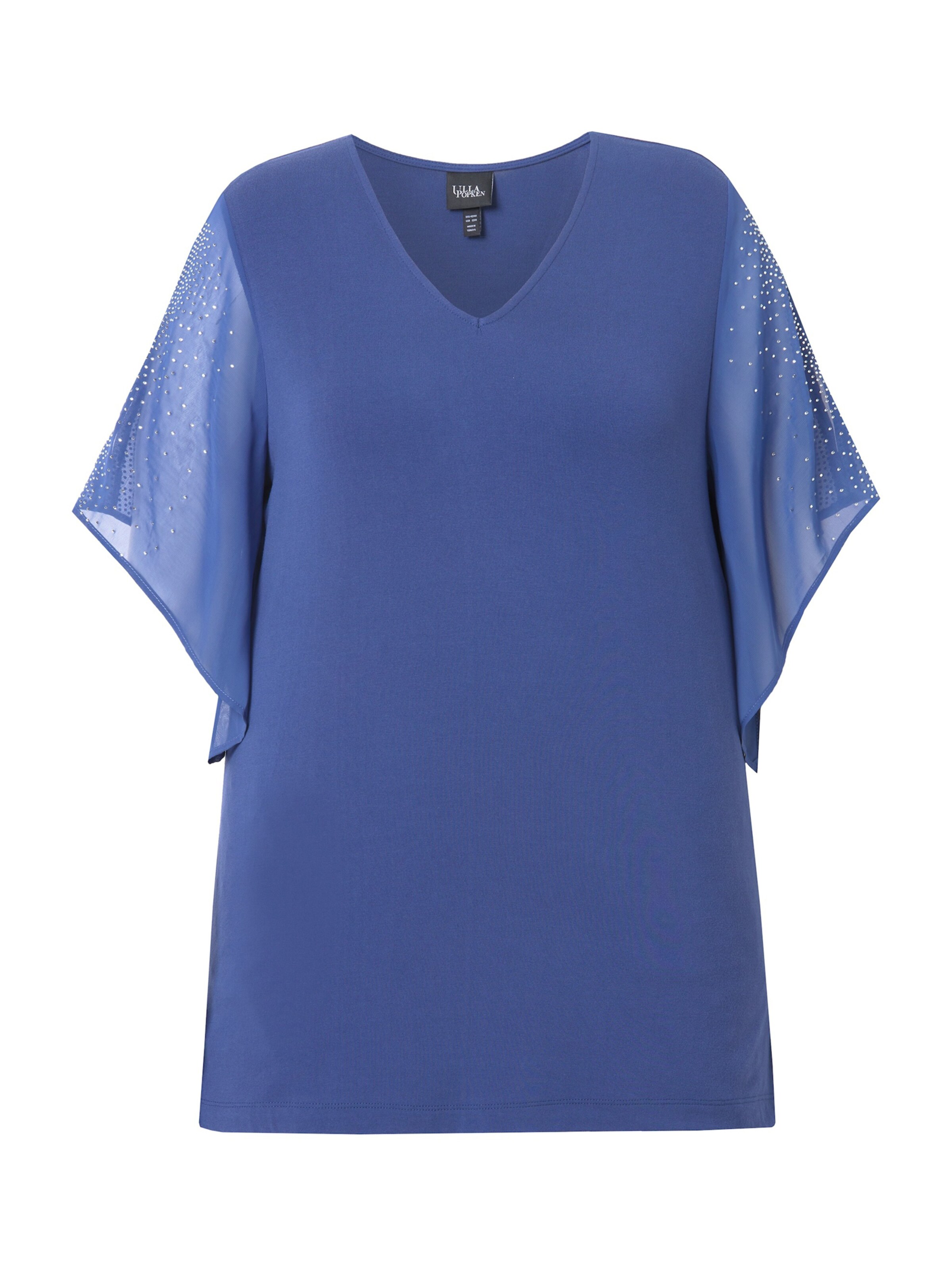 Ulla Popken Bluse in Blau: Vorderseite