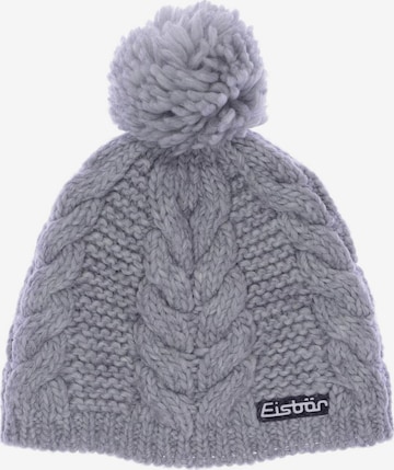 Eisbär Hut oder Mütze One Size in Grau: Vorderseite