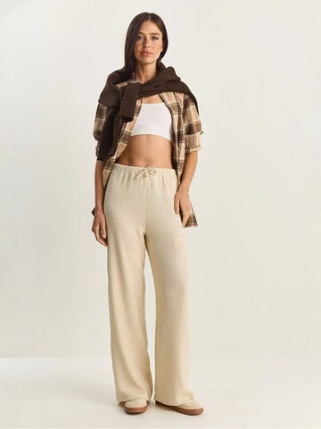 Loosefit Pantalon Bianco Lucci en beige